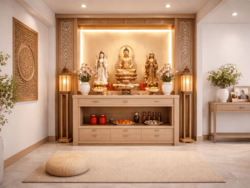 神明廳與神龕設計新趨勢：傳統元素到極簡風格的轉化